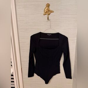 Abercrombie & Fitch modal-blend long sleeve bodysuit